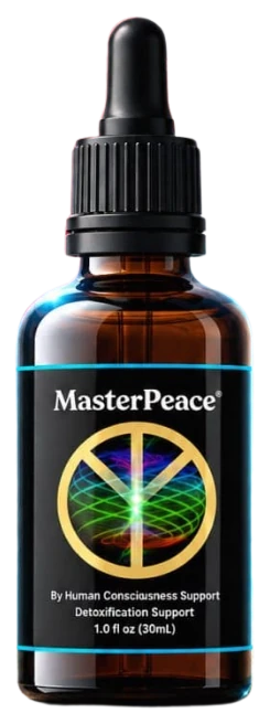 MasterPeace dropper bottle, 1 fl oz (30 mL), by Human Consciousness Support